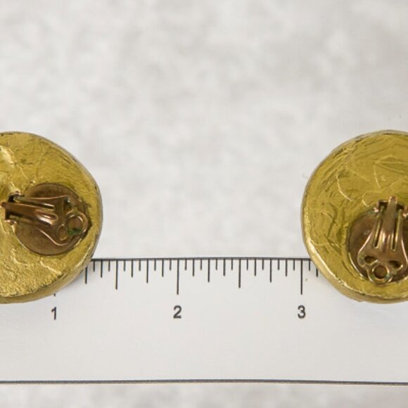 VINTAGE Lucite CLIP ON EARRINGS 50s-60s - Picture 7 of 7